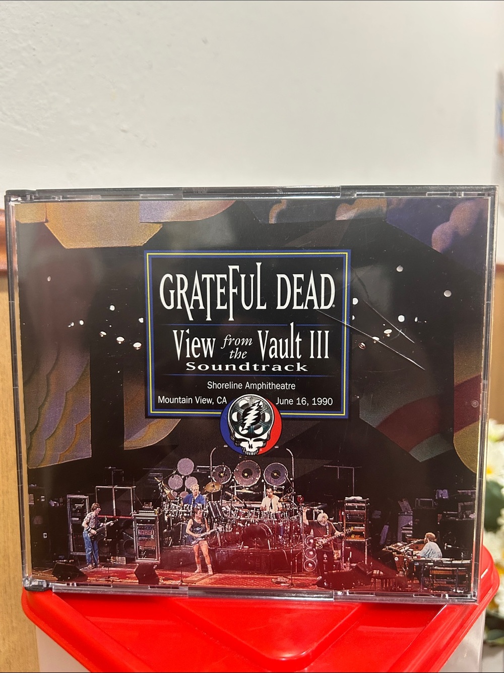 Grateful Dead Black and Red Live Concert CD Cover